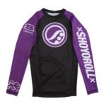 Shoyoroll 2015 Q3 Purple Long Sleeve Rash Guard for BJJ