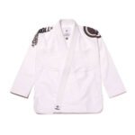 Shoyoroll Comp Edition 20.5 BJJ Gi, featuring oversized shoulder embroidery logos, a 450 GSM pearl weave jacket, and tailored athletic fit pants with a redesigned drawstring waist, laid flat on a clean background.