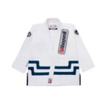 Shoyoroll JC Kimono BJJ gi in white, featuring pearl weave fabric and embroidered patches for Brazilian Jiu Jitsu training