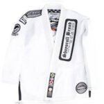 Shoyoroll Batch 37 BJJ Gi, showcasing chess-inspired embroidery and Leo Vieira's tactical design, displayed on a white background.