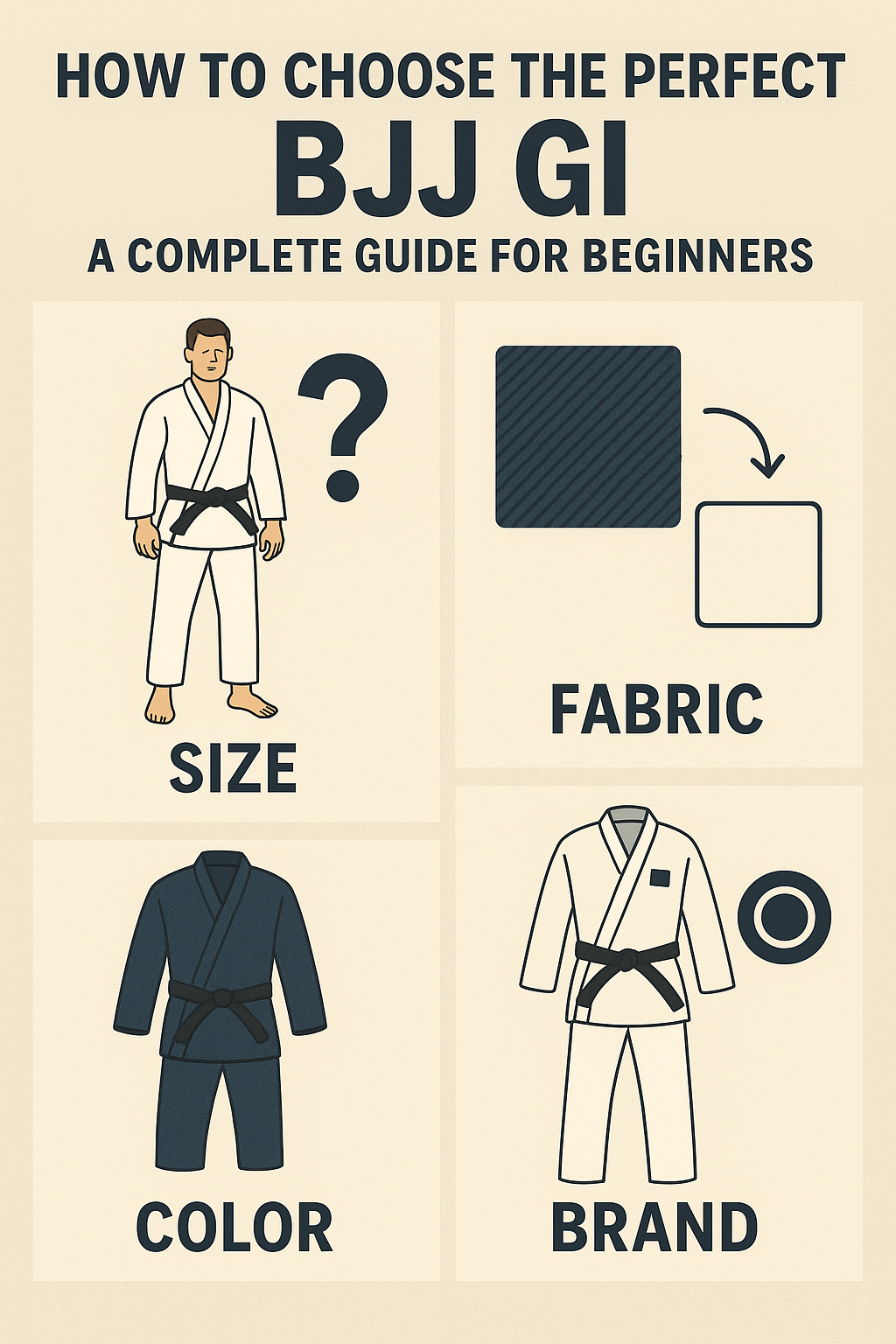 Beginner martial artist in a white DragonGi BJJ gi practicing in a dojo.