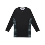 Durable Rash Guard | Albino and Preto Thaqafa LS & Shorts Black - Image 2