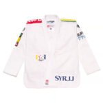 Shoyoroll Batch #104 Federation Brazilian Jiu Jitsu gi with classic competition patchwork design