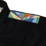 BJJ Gi: Albino & Preto Batch #108 Stained Glass Black - Image 10