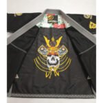 Black BJJ kimono inspired by Shoyoroll Batch #33 7th Son II with 450 GSM pearl weave fabric