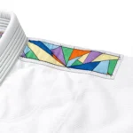 Lightweight BJJ Gi – Albino & Preto Batch #108 White - Image 11