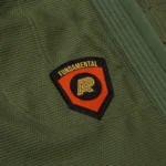 BJJ Gi for Beginners – Albino and Preto Fundamental (Olive) - Image 12
