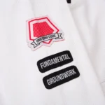 BJJ Gi for Adults – Albino and Preto Fundamental (White) - Image 13