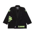 Shoyoroll 95 Competitor BJJ Gi Black IBJJF-approved competition gi with pearl weave jacket and ultra twill pants