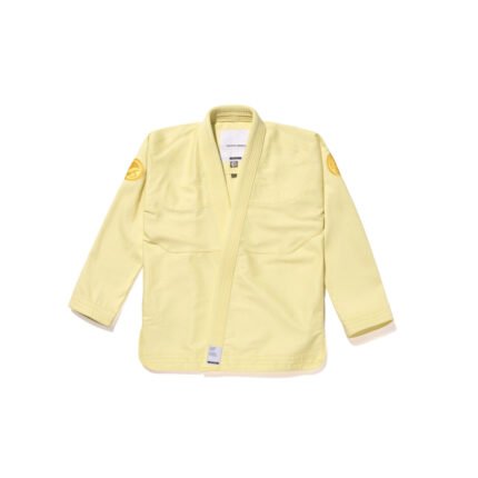 Jiu Jitsu uniform Shoyoroll Quick Strike III in Citrine pastel yellow for Brazilian Jiu Jitsu training