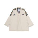 BJJ gi uniform Albino and Preto Convergence Unbleached – premium IBJJF legal jiu-jitsu gi for training and competition