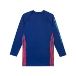 No-Gi Rash Guard | Albino & Preto Wrasse LS & Shorts (Navy) - Image 3