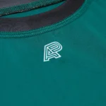 Albino and Preto GAS Herringbone Classic Rash Guard LS | Premium BJJ No-Gi Gear - Image 3