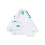 Albino And Preto GAS Herringbone Classic BJJ Gi 450 GSM with matching carry bag