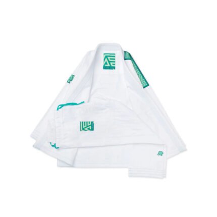 Albino And Preto GAS Herringbone Classic BJJ Gi 450 GSM with matching carry bag