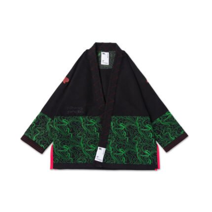 BJJ jiu jitsu Albino and Preto Elektronic Black BJJ Gi for training and competition