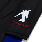 Grappling Rash Guard LS Fitted Shorts – Albino & Preto Gundam Wing - Image 5