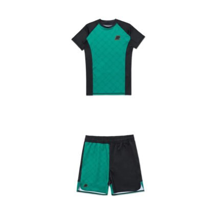 BJJ & MMA rash guard Albino & Preto HARP SS Shorts