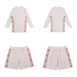 Performance rash guard shorts set Sand MMA BJJ gear