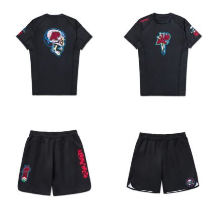 Premium BJJ rash guard set for grappling and training