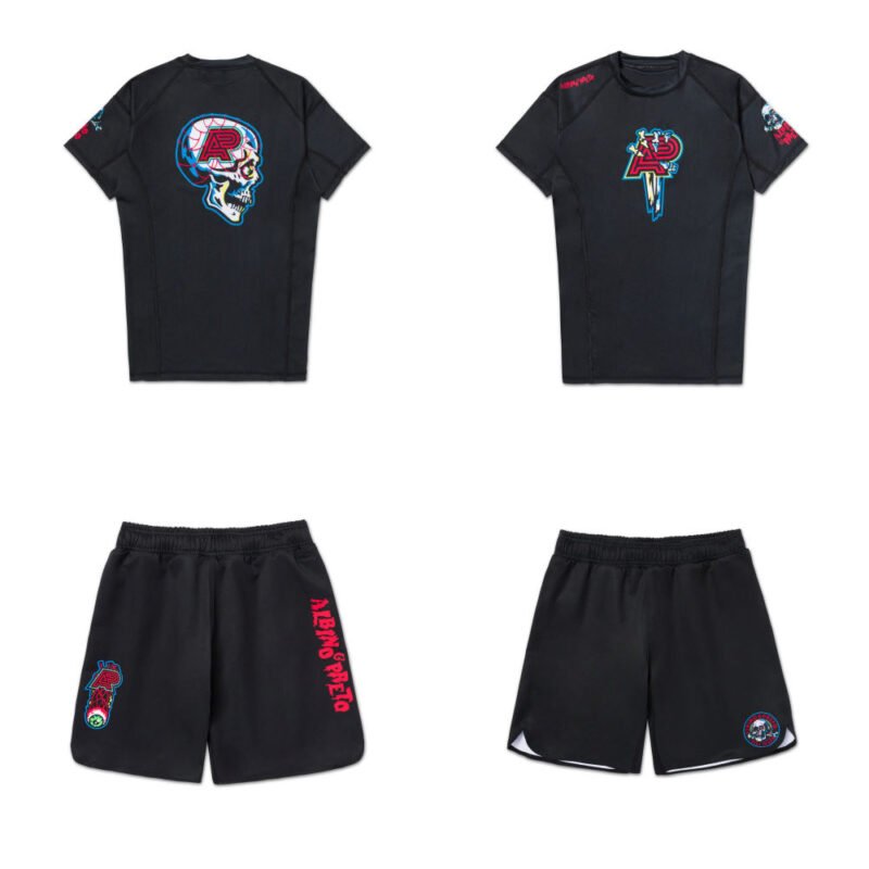 Premium BJJ rash guard set for grappling and training