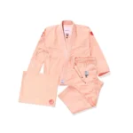 Brazilian Jiu Jitsu Gi – Shoyoroll Quick Strike IV Hessonite Pastel Peach - Image 2