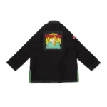 Martial Arts Gi | Albino & Preto Batch #92 Garfield Black BJJ Gi - Image 2