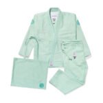 BJJ Kimonos & Gi Shoyoroll Quick Strike VI Amazonite Pastel Blue Green front view