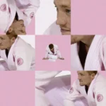 BJJ Gi Kimono Shoyoroll Quick Strike VII Rhodonite Pastel Pink - Image 4