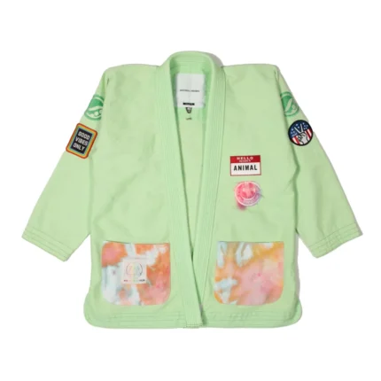 Camp High x Shoyoroll (Green) IBJJF BJJ Gi, lightweight, reinforced stitching, hand-dyed premium competition design