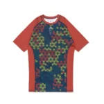 Albino and Preto A&P x Sig Zane x FITTED BJJ MMA Rash Guard shorts SS (Clay) - Image 2