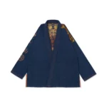 Stylish BJJ Gi Albino Preto A&P x Sig Zane x FITTED Navy Premium Kimono - Image 2