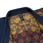 Stylish BJJ Gi Albino Preto A&P x Sig Zane x FITTED Navy Premium Kimono - Image 10