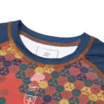 Albino and Preto A&P x Sig Zane x FITTED Bjj Rash Guard shorts LS (Blue) - Image 4