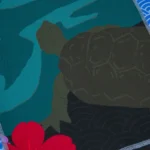 Albino and Preto Origami Rash Guard LS and shorts (Lobelia Blue) - Image 4