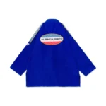 BJJ Gi Kimono Albino & Preto BRG Comp Blue - Image 3