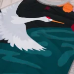 Albino and Preto Origami Rash Guard LS and shorts (Sand) - Image 5