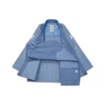 Albino and Preto Origami BJJ Gi: Brazilian Jiu Jitsu Kimono - Image 7