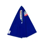 BJJ Gi Kimono Albino & Preto BRG Comp Blue - Image 7