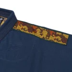 Stylish BJJ Gi Albino Preto A&P x Sig Zane x FITTED Navy Premium Kimono - Image 8
