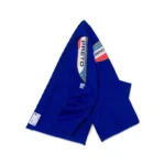 BJJ Gi Kimono Albino & Preto BRG Comp Blue - Image 9