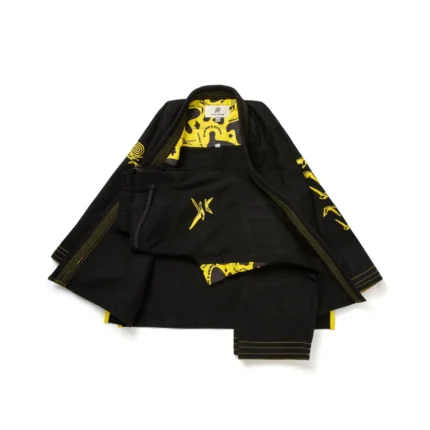 Skilled BJJ gi black Albino and Preto A&P x Double Goose kimono