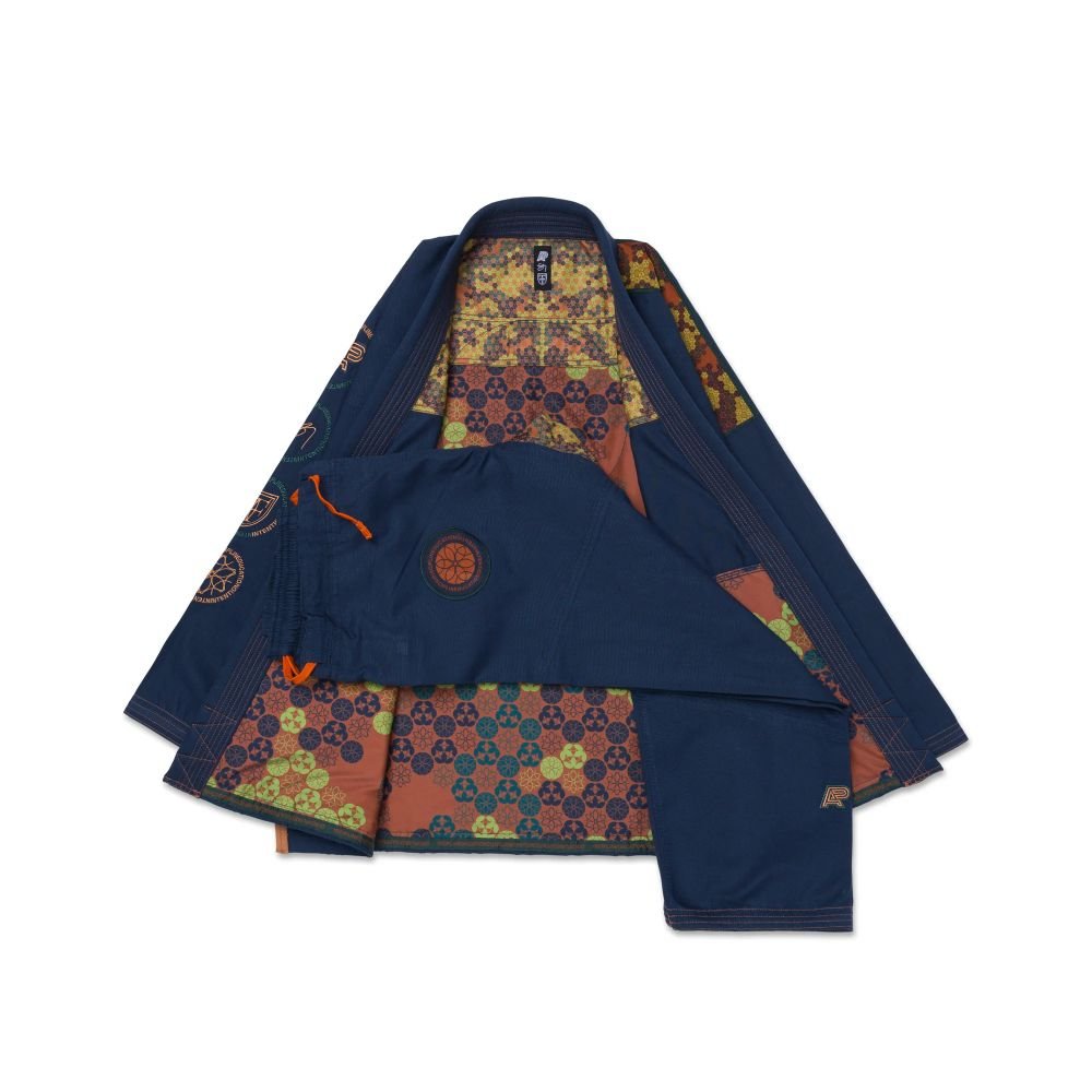 Stylish BJJ Gi Navy Albino Preto A&P FITTED Stylish Bjj gi Albino Preto A&P x Sig Zane x FITTED Navy kimono