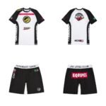 BJJ MMA Rash Guard Shoyoroll Batch #141 Federation V3 SS Shorts premium compression top and shorts for grappling and MMA training