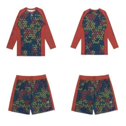 FITTED rash guard Albino Preto A&P x Sig Zane long sleeve BJJ no gi