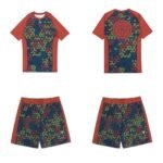 BJJ MMA Set Clay Rash Guard & Shorts Albino & Preto x Sig Zane