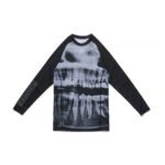 Albino and Preto Batch #80 Pleasures Training Rash Guard LS and shorts No-Gi - Image 2