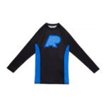 Albino and Preto Batch #83 Monochromatic Herringbone Classic Bjj Rash Guard LS and shorts - Image 2