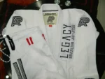 Legacy White BJJ Gi Albino and Preto A&P Jiu Jitsu Gi for Training & Competition - Image 2