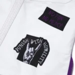 Albino and Preto Batch #85 Bjj Gi No Mercy white with Bag - Image 10